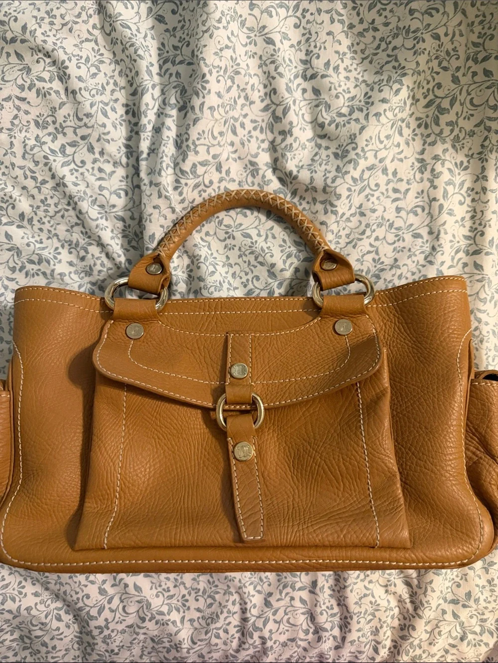 Celine Bum bag Tan Leather Satchel Handbag - Women Bags